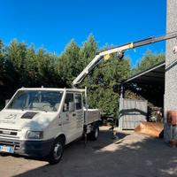 Iveco Daily 35.10 Cassone + Gru PM + Verricello