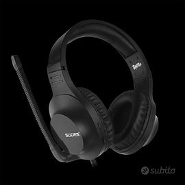 Headset Sades - Spirits (Black) (MULTIPIATTAFORMA)