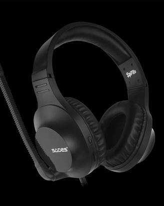 Headset Sades - Spirits (Black) (MULTIPIATTAFORMA)