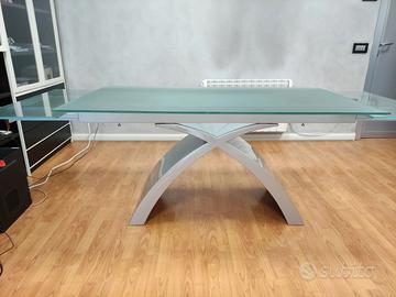 Prolunghe in vetro tavolo Tonin tokio