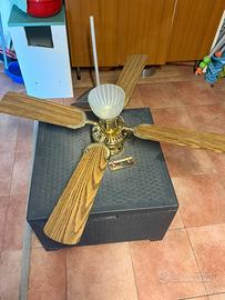 Lampadario con pale
