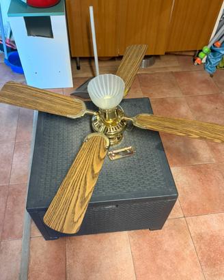 Lampadario con pale