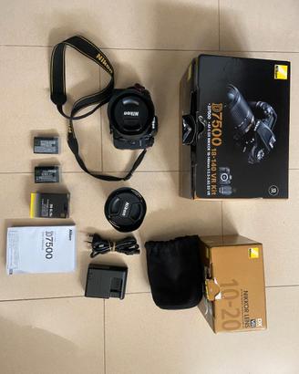 NIKON D7500 + KIT OBBIETTIVI ORIGINALI