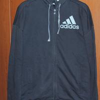 Felpa uomo nera Adidas tg.M