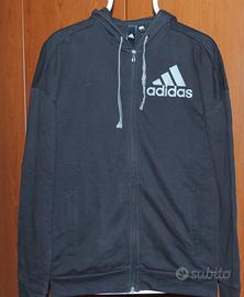 Felpa uomo nera Adidas tg.M