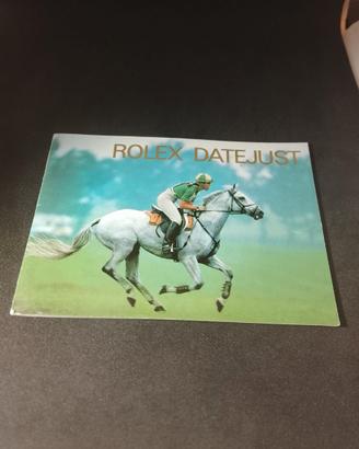 Libretto Rolex datejust originale