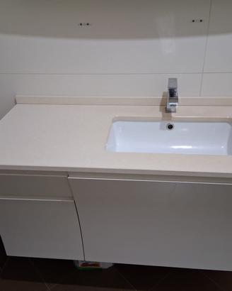 Mobile bagno sospeso 100 cm con specchiera