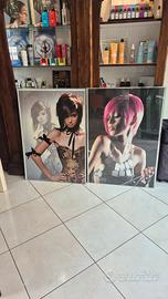 2 Poster incorniciati moda capelli 
