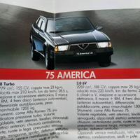 ALFA ROMEO DEPLIANT ORIGINALE