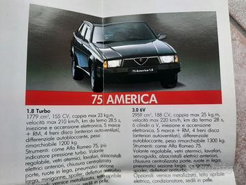 ALFA ROMEO DEPLIANT ORIGINALE