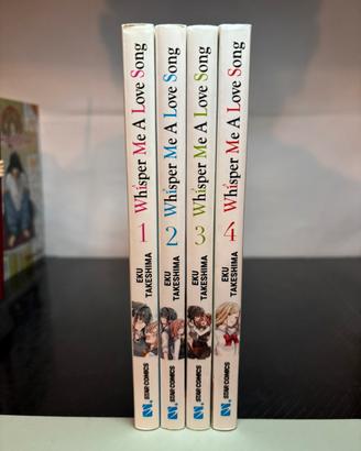 Manga Whisper me a love song 1-4🎄🎁