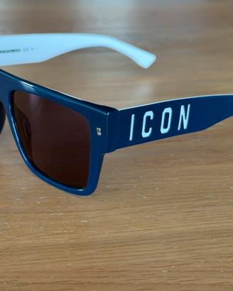 Occhiali da sole Dsquared2 ICON nuovi con custodia