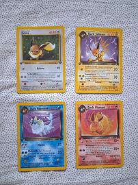 Carte Pokemon Eevee Dark evolution Team Rocket