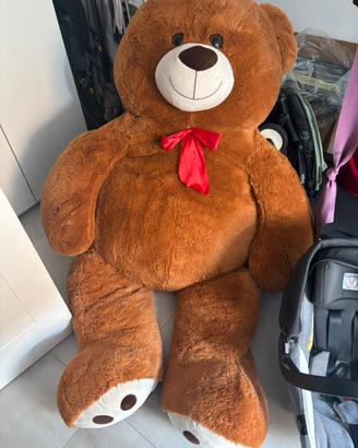 Orsacchiotto peluche gigante 180 cm marrone orso