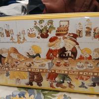 scatola vintage in latta Loacker Gran pasticceria 