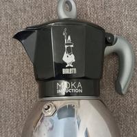 moka Bialetti induction bicolore usata 2 o 3 tazze