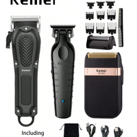 Set 3 Tagliacapelli Rasoi Elettrici Professionali