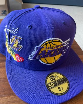 NewEra LosAngels Lakers 2022 - Ricamo Cali - Viola