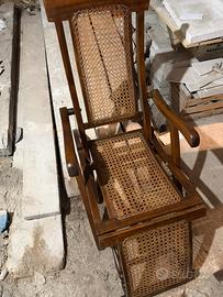 Sedia di legno pieghevole