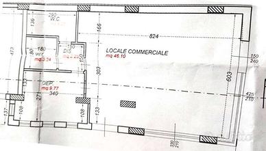 Locale commerciale di circa 65 mq