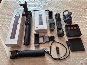 DJI OSMO POCKET GIMBAL 3 ASSI  4K + ACCESSORI