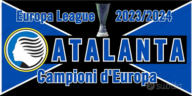 STRISCIONE Atalanta Europa League BANNER PVC 2X1