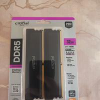 crucial pro ddr5 6400 Mhz