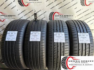 4 PNEUMATICI 225/55 R17 KINGBOSS ESTIVE 80%