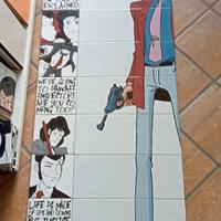 Figura intera di Lupin, con Figure laterali.