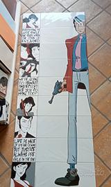 Figura intera di Lupin, con Figure laterali.