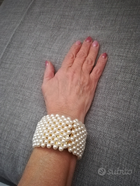 Bracciale donna con perle vintage