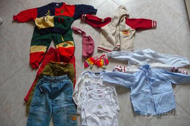 ABBIGLIAMENTO e BIANCHERIA da 1 ANNO A 12 ANNI