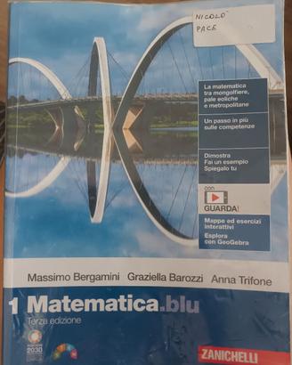 Testo Liceo Scientifico Matematica blu 1