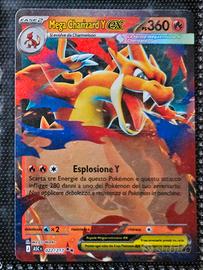 Carta Pokemon Mega Charizard Ex Rara Italiano