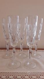 Bicchieri flute cristallo