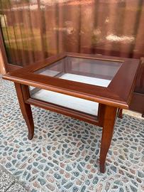 tavolino in vetro apribile