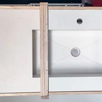 Top bagno in gres porcellanato cm 50/120