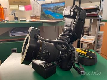 Kit Macro Professionale Nikon D80 reflex