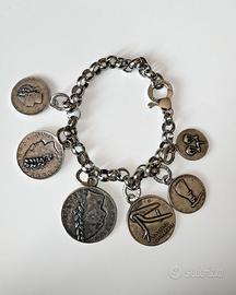 Bracciale Raspini con charm monete