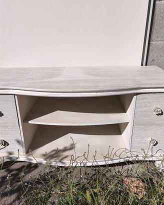 mobiletto shabby bianco 90x37x46,5h 
