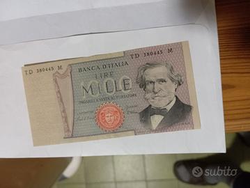 banconota di mille lire
