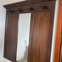 Specchio da ingresso con appendiabiti