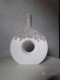 Nuovo vaso ceramica minimal effetto materico 