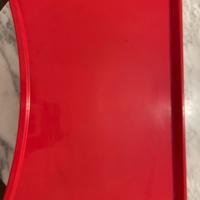 Vassoio da letto Kartell rosso design