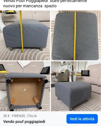 Pouf Poggiapiedi