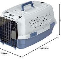 Trasportino rigido per gatti o cani conn2 sportell