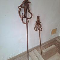Coppia di stadere antiche bilancie