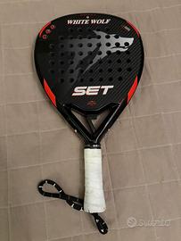 Set White Wolf racchetta da Padel