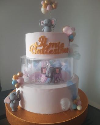 Torta scenografica battesimo 