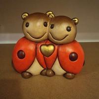 thun Coppia Coccinelle  con cuore